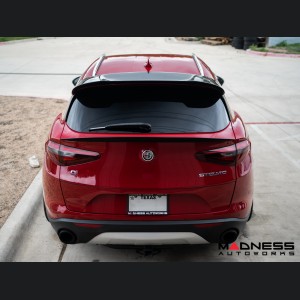 Alfa Romeo Stelvio Rear Spoiler - Carbon Fiber - Mid Spoiler